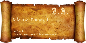 Nász Marcell névjegykártya